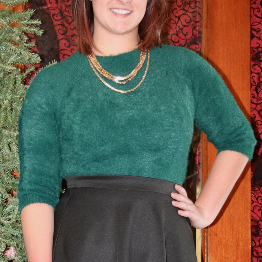 Emerald Green Wool Sweater